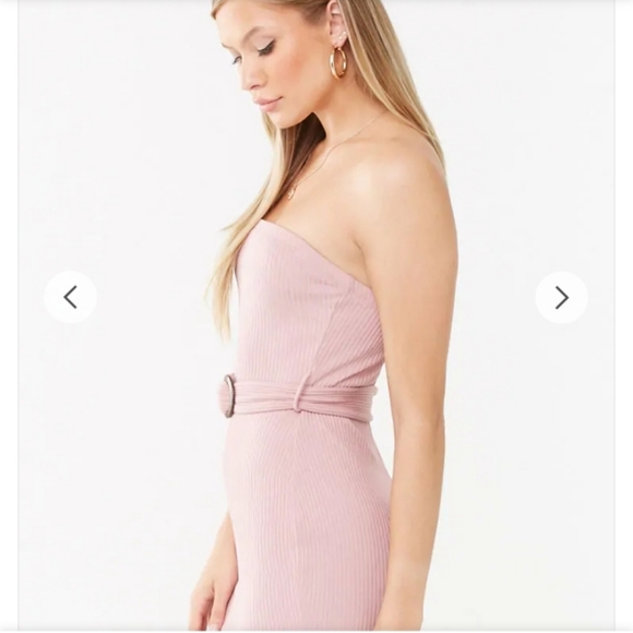 Belted tube dress - Picture 4 of 5